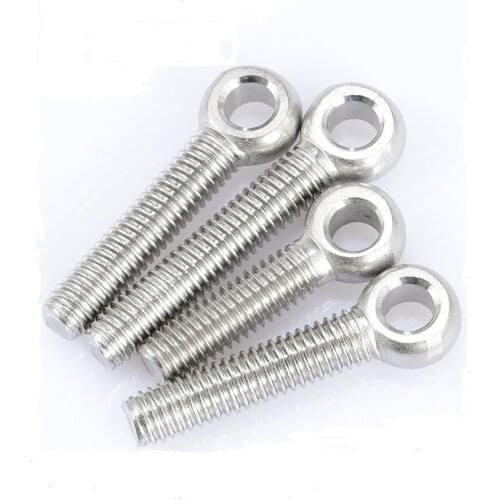 1pcs M5m6m8m10m12 * 25x30x35 stainless steel 304 lifting ring union screw O-type fisheye with hole bolt