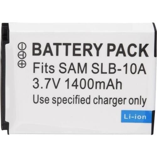 1pcs SLB-10A SLB 10A SLB10A Camera Battery For Samsung SL102 SL202 SL420 SL620 HZ10W HZ15W ES55 ES60 L100 L110 L200 L210 HMX-U10