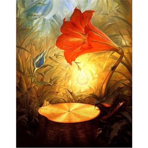 5D DIY Full Round Diamond Painting Famous Paintings By Russian Artist Vladimir Kush Cross Stitch 3D Embroidery Home Decor Y1559