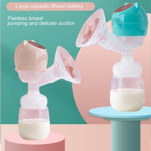 Automatic Breast Pump Integrated Intelligent Electric Breast Pump 9-speed Adjustment Painless Postnatal Breast Pump Accessories