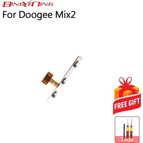 BingYeNing New Original For Doogee Mix 2 power on/off+ volume FPC Key up/down button flex cable FPC