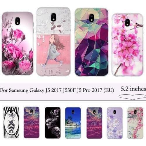 Coque For Samsung Galaxy J5 2017 J530F J5 Pro 2017 (EU) Case Soft TPU Silicone Phone Case for Samsung J5 2017 J530F Cover Capas
