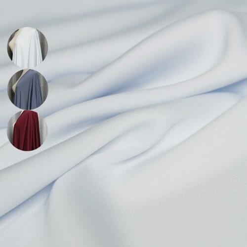 Red Raspberry 22momme Elastic Fancy Crepe Georgette Satin Silk Fabrics Summer Women Dress Shirt Sewing Cloth Freeshipping