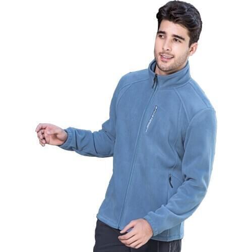 The pilot fashion leisure mens pure color polar fleece jacket baseball hip-hop turtleneck coat cardigan sport coat