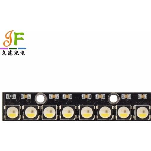 Mokungit 8 Bits LEDs Pixel SK6812 WS2812B 5050 RGB+ Warm White LED Ring Light with Integrated Ragid Strip DC5V