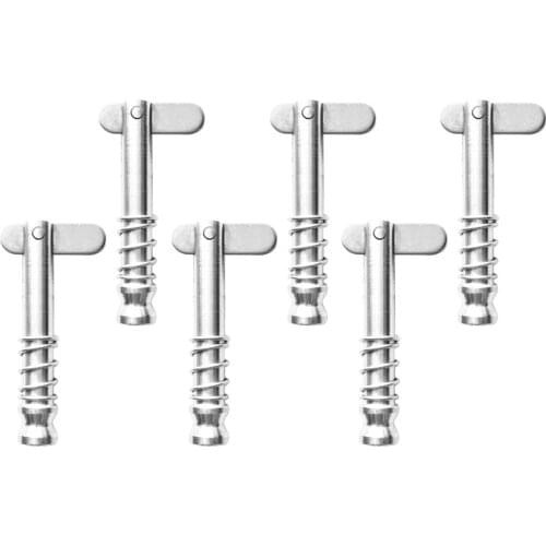Set of 6 - 316 Stainless Steel Quick Release Pins for Boat Fitting Deck Hinge, Marine Accessories