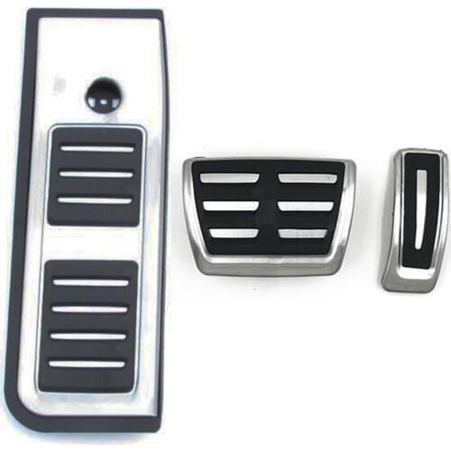 Foot Pedal Rest Fuel Brake Plate Cover For A6 C8 2019 2020 AT Sedan Avant LHD Car styling