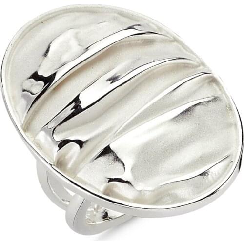 Silverlina Silver Sterling Wrinkled Ring