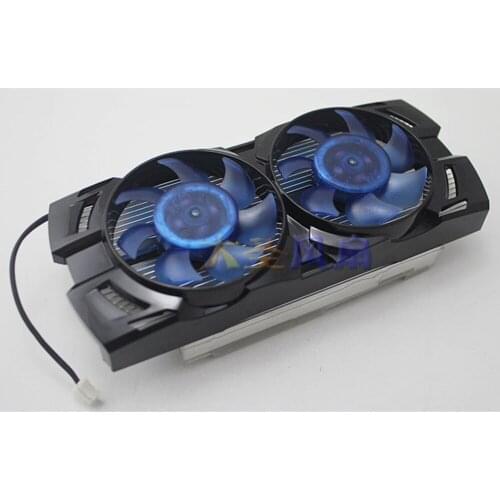 HIS hd7750/6750 graphics fan 43mm half-height knife card radiator