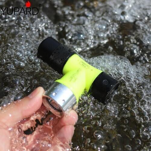 Waterproof XML-Q5 diving swimming led Headlamp underwater headlight fishing lamp Use 14500 Battery Flashlight