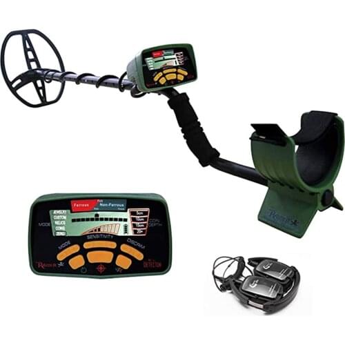 High Sensitivity MD-6350 Metal Detector with Adjustable Stem, Coil LCD Screen Detecting All Metals
