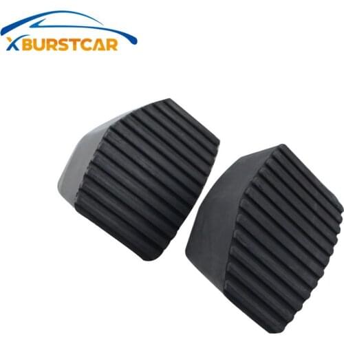 Xburstcar 2Pcs/Set Car Clutch Pedal Brake Pedals Anti Slip Pedal Cover For Peugeot MT 307 408 308 3008 Car Accessories Parts