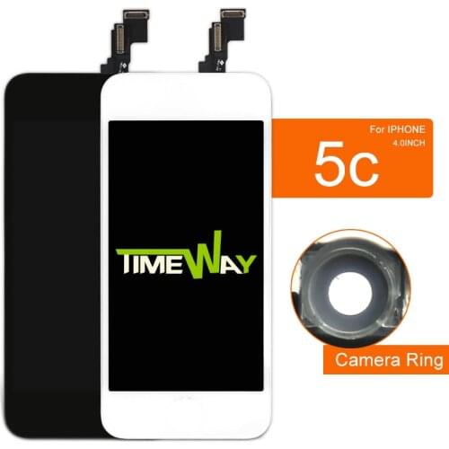 10PCS AAA+ LCD For iphone 5 5S 5C Screen With Touch Digitizer Assembly With Camera Holder Display For iphone 5 5S 5C LCD