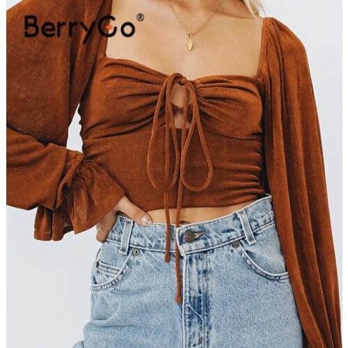 Женские футболки BerryGo China At AliExpress