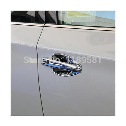 For Subaru Outback 2015 2016 2017 ABS Chrome Car Decoration Door Handle Cover Trim Molding and door bowl trim