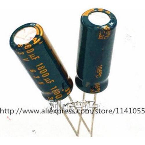 Electrolytic capacitor 1800UF 6.3V 6.3V 1800UF 10*16mm 8*16mm best quality New origina