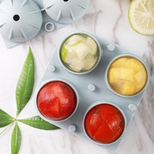 1.77 Inch Ice Ball Mold For Whiskey Cocktail Summer Party Bar Tools Home Diy Food Grade Silicone Ice cube Tray