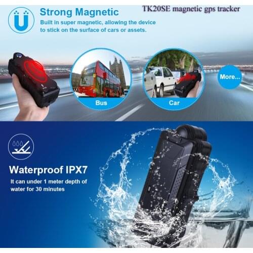 TK20SE magnetic gps trakcer waterproof container truck gprs working gps container tracking 20000mAh GSM+GPS positioning tracker