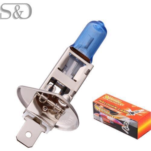 H1 100W 24V Halogen Bulb Super Xenon White Fog Lights High Power Car Headlight Lamp Car Light Source parking D030