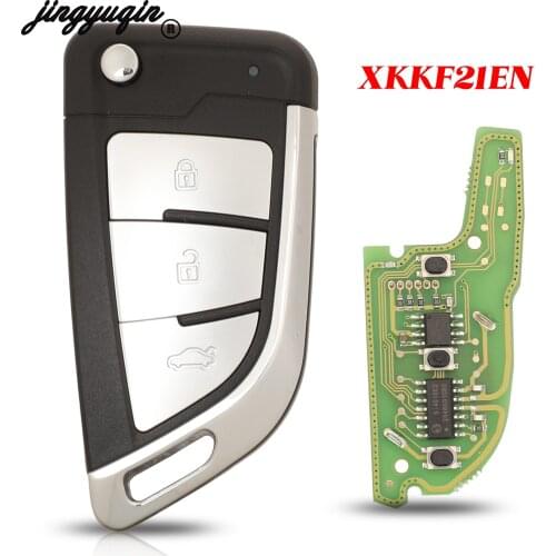 Jingyuqin 3 Buttons XKKF21EN VVDI Wire Universal Smart Remote Key For For VVDI Key Tool Xhorse English Version