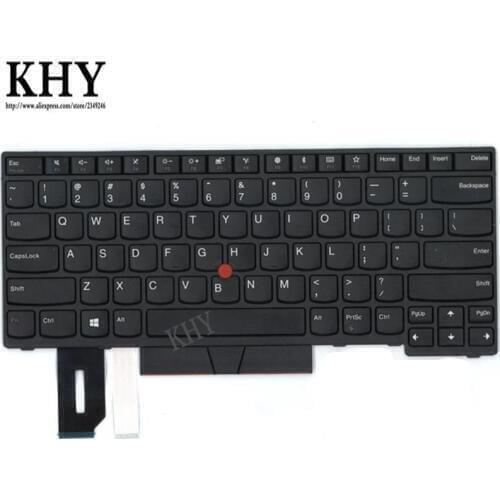 US Keyboard for Thinkpad E480 E490 T480S L480 L380 Yoga T490 T495 L390 Yoga L490 P43s 01YP320 01YP240 01YP400 01YP480 used