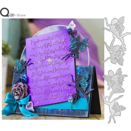 Dancing Angel Metal Cutting Dies for Scrapbooking Mold Cut Stencil Handmade Tools DIY Card Make Mould Model Craft Decoration New