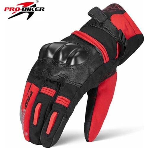 Motocycle Gloves Outdoor Sport Ski Bicycle Motocross Winter Leather Thermal Car Moto Accessories Waterproof Guantes, MT-10