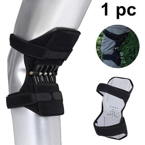 1PC Breathable Lift Joint Support Knee Pad Non-slip Powerful Rebound Spring Force Knee Booster Joint Support Knee Pad Protector