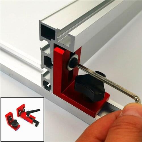 New T-track Sliding Brackets Miter Track Stop T-track Sliding Brackets For T-Slot T-Track T-tracks not included DIY Tool