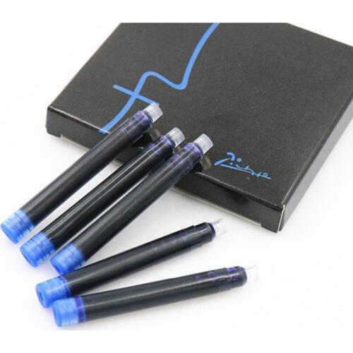 20 PCS Original Picasso Pimio Fountain Pen Ink Cartridges Blue / Black for Picasso Fountain Pens European Standard Dia 2.8mm