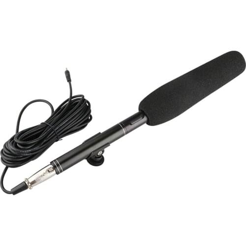 Professional CF-01 Condenser Long Microphone Interview Recording Mic for DSLR Camera Interview Recording Vlog Youtube Live Mic