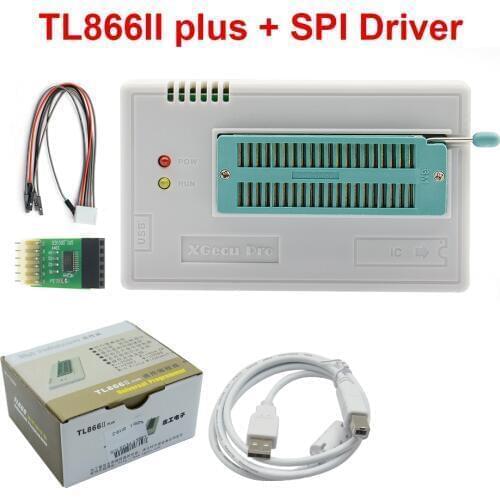 2020 Newest 100% Original New V10.08 TL866II Plus Universal Minipro Programmer+SPI Driver High speed Programmer