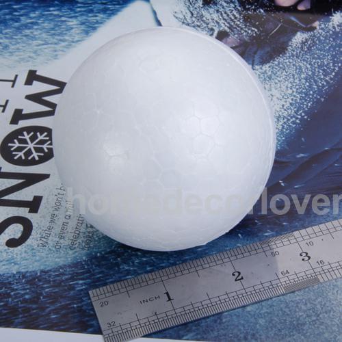 10pcs 7cm White Polystyrene Modelling Foam Balls Spheres Painted DIY Craft Christmas Party Decoration Crafts