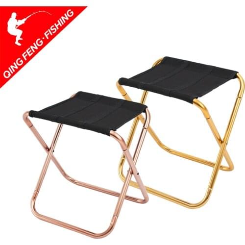Folding Fishing Chair Lightweight Picnic Camping Chair Foldable Aluminium Cloth Outdoor Portable Easy To Carry Outdoor Furniture