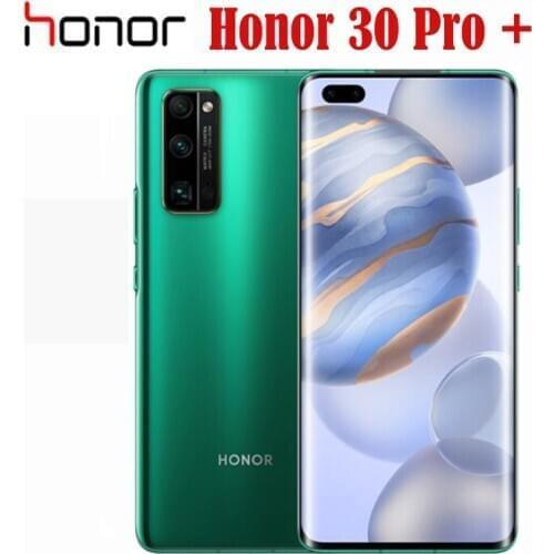 New Original Official Honor 30 Pro + Plus 5G Smart Phone 6.57'' 90Hz OLED Kirin 990 Octa Core 27W Wireless Super Charge 50MP NFC