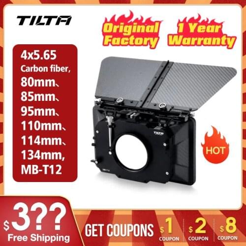 Tilta MB-T12 4*5.65 Carbon Fiber Matte Box (Clamp-on) with Single Backing