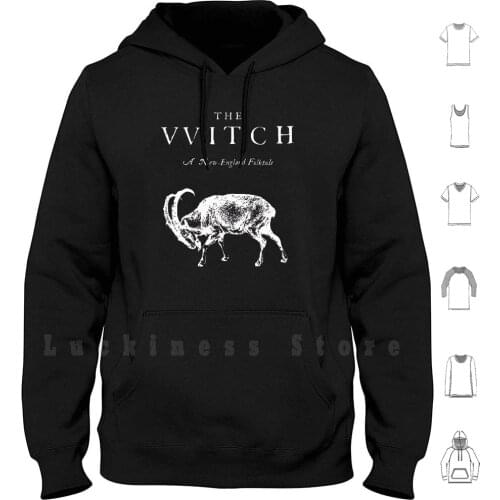The Vvitch ( ? ) hoodies long sleeve The Vvitch The Witch Movie Horror Folk Horror Halloween Black Phillip