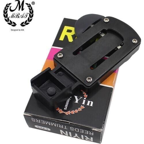M MBAT Saxophone Reed Cutter Soprano Alto Tenor Sax Reed Trimmer Clarinet Reed Cutter Woodwind Instruments Repair Tool