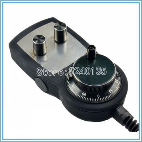 Universal CNC 6 Axis MPG Pendant Handwheel with Emergency Stop for for GSK FAGOR Siemens FANUC System