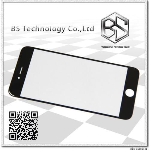 10pcs/lot High Quality Front Glass Digitizer Panel Outer Lens for iPhone 6 Plus Glass Replacement Black/White