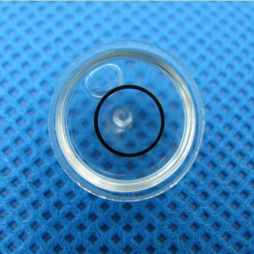 17*8mm Universal protractor Round bubble level Glass level Bubble Round glass vial Circular water level meter