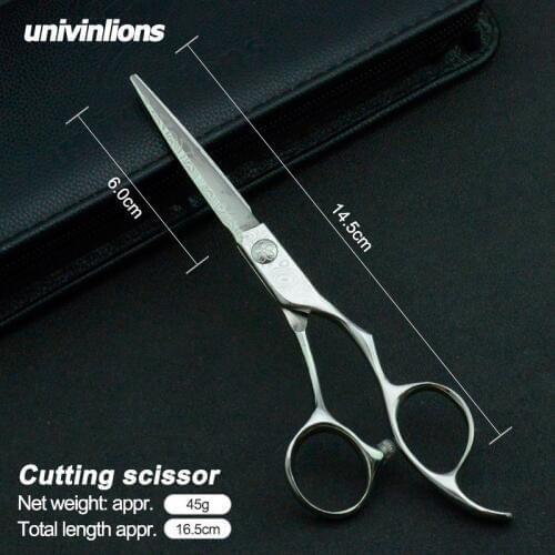 5.5 6.0" professional hair scissors hairdressing hair cutting shears salon barber japanese haircut razor scisor kit hairstylist