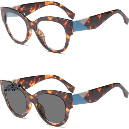 Oversized Sunglasses Photochromic myopia Eyeglasses Finished myopia Glasses for women Computer Optical Glasses Frame NX