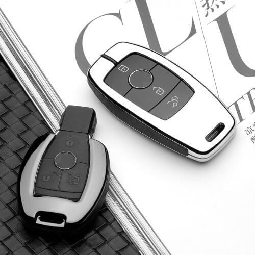 Hight quality Galvanized Alloy Car Key Cover Case For Mercedes benz A B R G Class GLK GLA E200 E200L W176 2 3 Buttons