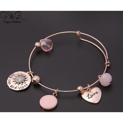 Stretch bracelet with heart/ round/ glass beads alex and ani bracelet jewelry woman chakra bracelet