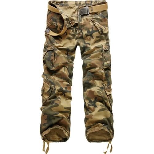 Hot sale 2021 New Fashion Men Cargo Pants Army Tooling short Military men casual Trousers Tactical Pants Plus size 30-40