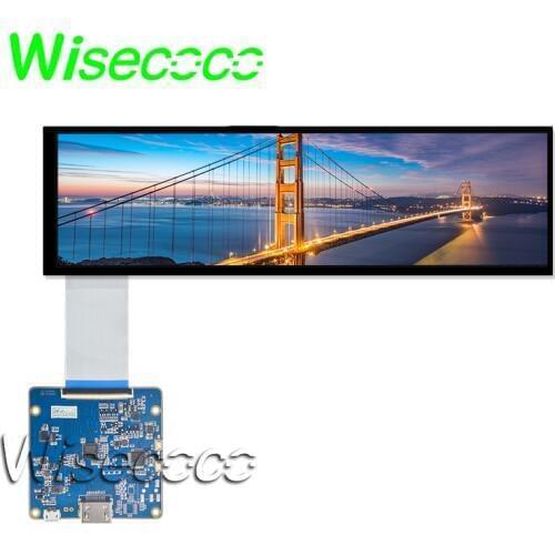 New 8.8 Inch 1920*480 LCD Screen 600cd/m2 With Board For Car Rear View Mirror GPS HSD088IPW1-A00