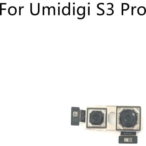 UMIDIGI S3 PRO Used Back Camera Rear Camera 12.0+5.0MP Module For UMIDIGI S3 PRO MTK Helio P70 6.3" 2340x1080 Free Shipping
