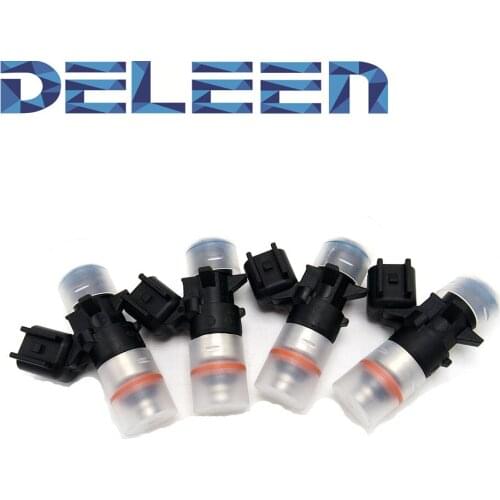 Deleen Set of 6 OEM Fuel Injectors for Dodge Ram Jeep Chrysler 3.6L (0280158233) Car Accessories