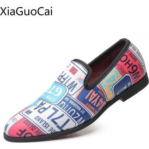 Colorful Cheap Men Casual Shoes Overseas Large Size Mens Casual Loafer Shoes Leather Men Casual Shoes Sneakers